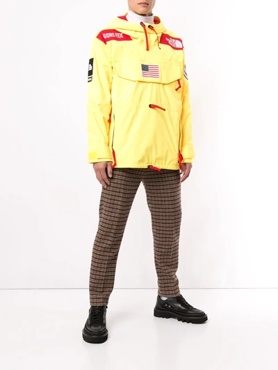 X The North Face Expedition Pullover Jacket In Yellow