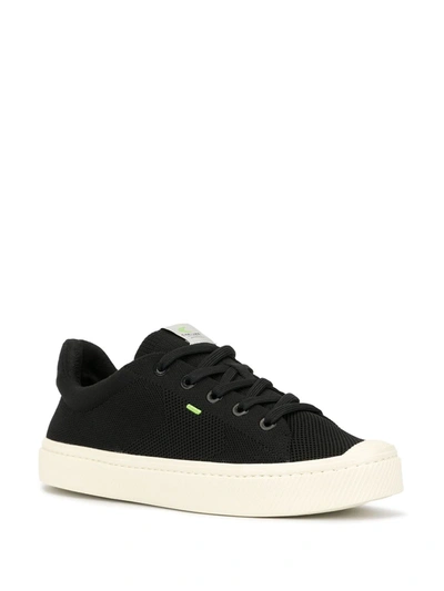 Shop Cariuma Ibi Low-top Knit Sneaker In Black