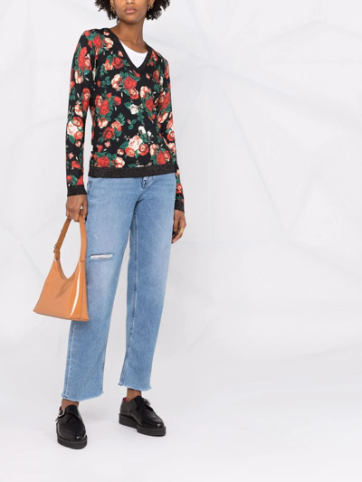 Jacob Cohen High-rise Boyfriend Fit Jeans In Blau