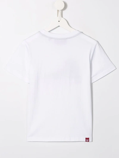 Mostly Heard Rarely Seen 8-bit Tiny Red Sneak T-shirt In White