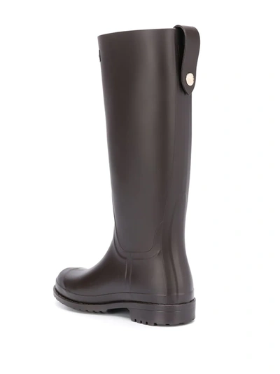 Mackintosh Abington Short Wellington Boots In Brown