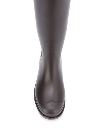 Mackintosh Abington Short Wellington Boots In Brown