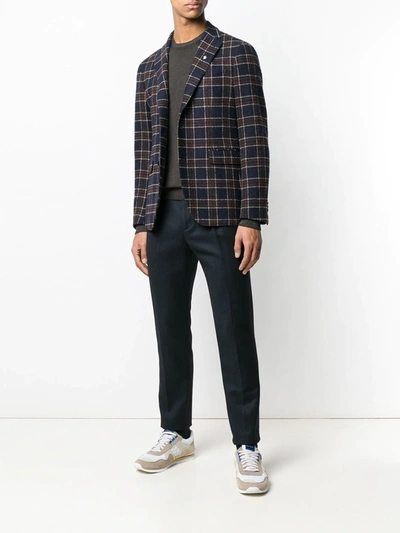 Barba Napoli Round Neck Jumper In Brown