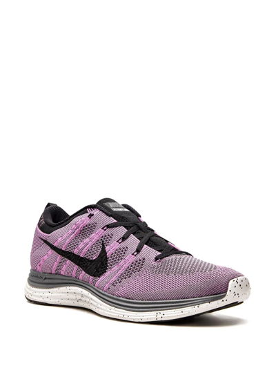Shop Nike Flyknit One Low-top Sneakers In Purple