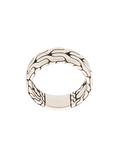 Shop John Hardy Silver Classic Chain Band Ring