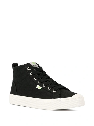 Shop Cariuma Oca High-top Canvas Sneakers In Black
