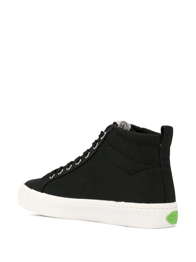 Shop Cariuma Oca High-top Canvas Sneakers In Black