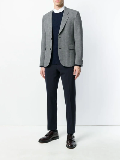 Drumohr Navy Blue Cashmere Sweater In Blue