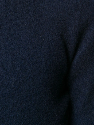 Drumohr Navy Blue Cashmere Sweater In Blue