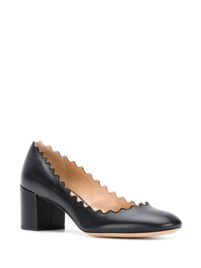 Shop Chloé Lauren Mid-heel Pumps In Black