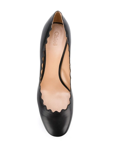 Shop Chloé Lauren Mid-heel Pumps In Black