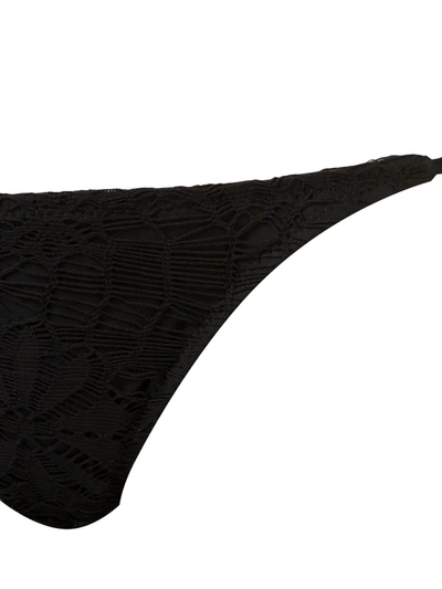 Shop Amir Slama Triangle Bikini Set In Black