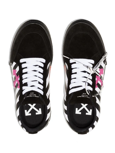 Shop Off-white Diag Low-top Sneakers In Black