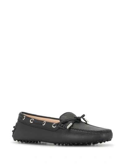 Tod's Gommino Driving Shoes In Black