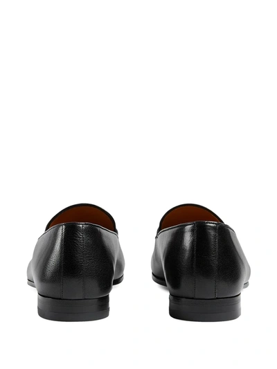 Shop Gucci Horsebit Loafers In Black