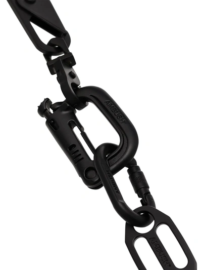 Shop Ambush Carabiner Chain Necklace In Black