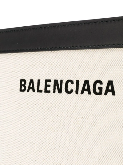 Shop Balenciaga Aj Clutch In Black