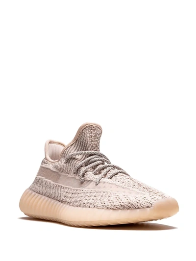 Shop Adidas Originals Yeezy Boost 350 V2 "synth Reflective" Sneakers In Neutrals