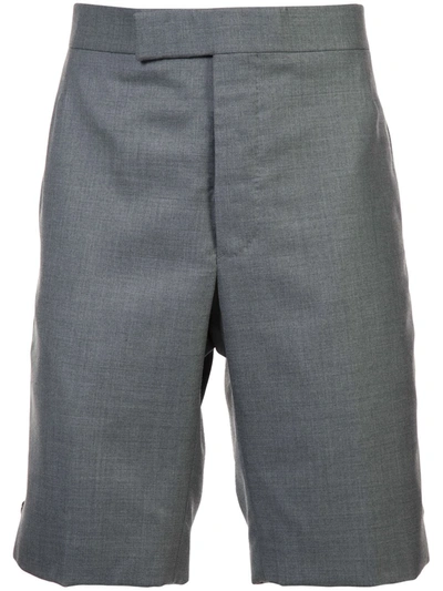 Shop Thom Browne Super 120's Twill Tailored Shorts In Grey