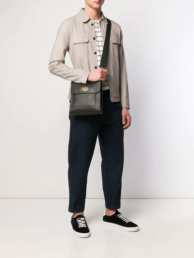 Mulberry Antony Black Small Classic Grain In Black