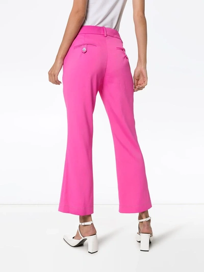 Shop Sies Marjan Danit Flared Tailored Trousers In Pink