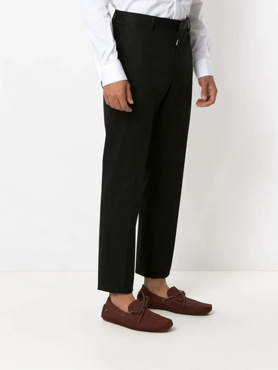 Shop Dolce & Gabbana Pleated Tailored Trousers In Black