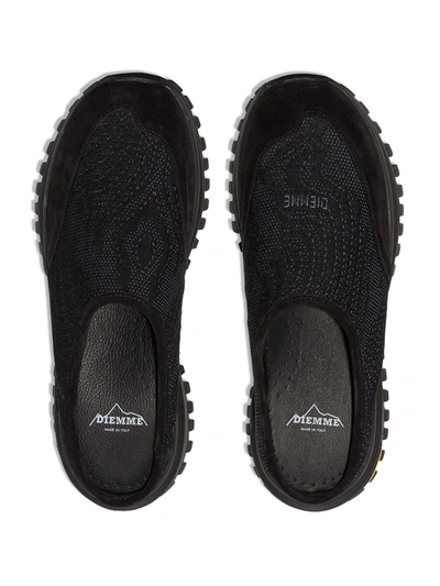 Shop Diemme Maggiore Knitted Sandals In Black