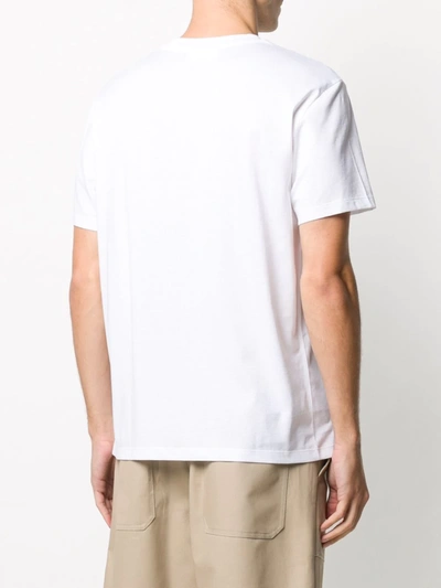 Shop Ami Alexandre Mattiussi Ami De Coeur Crew-neck T-shirt In White