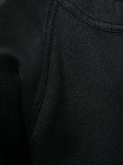 Pre-owned Fendi Vintage 古着无领短款夹克 - 黑色 In Black