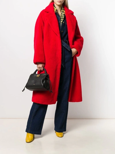 Mulberry Small Iris Heavy Grain In Black
