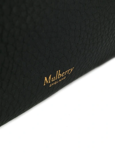 Shop Mulberry Small Iris Heavy Grain In Black