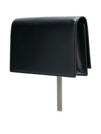 Saint Laurent Kate Tassel Chain Bag In Black