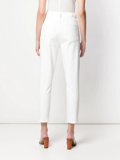 Shop Citizens Of Humanity Cropped Skinny Jeans In White