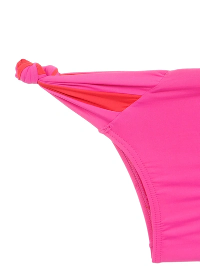 Amir Slama Panelled Bikini Set In Pink