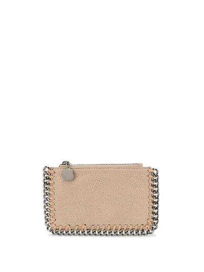 Shop Stella Mccartney Falabella Cardholder In Brown