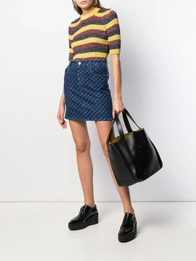 Stella Mccartney Stella Logo Tote In Black