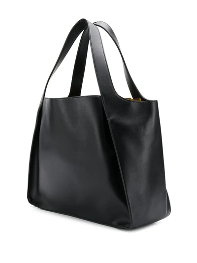 Shop Stella Mccartney Stella Logo Tote In Black