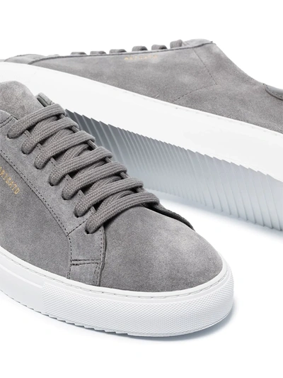 Shop Axel Arigato Clean Suede Sneakers In Grey