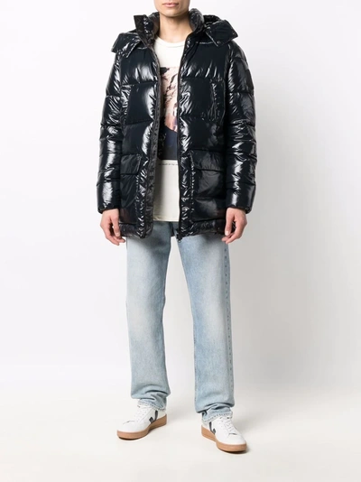Save The Duck Luck Padded Jacket In Schwarz