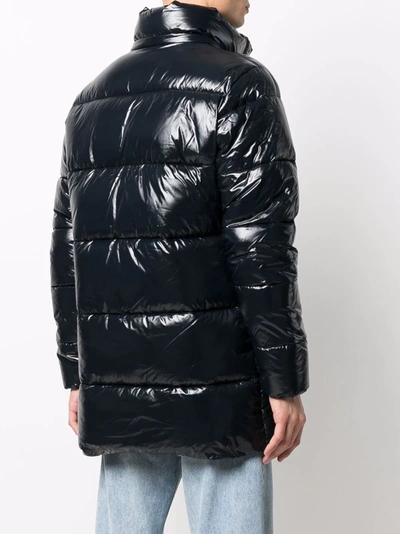 Save The Duck Luck Padded Jacket In Schwarz