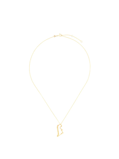 Shop Aliita 9kt Yellow Gold Dino Necklace