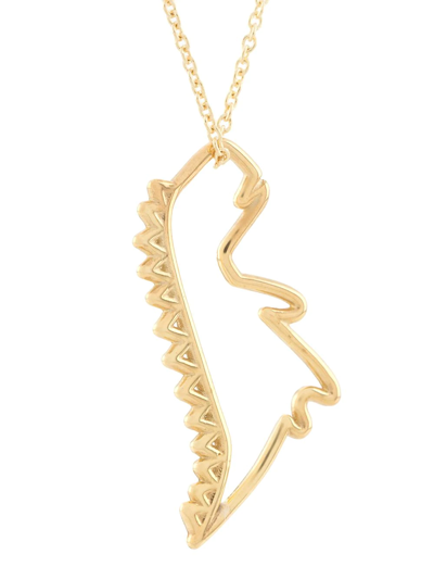 Shop Aliita 9kt Yellow Gold Dino Necklace