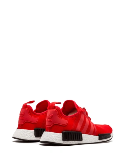 Shop Adidas Originals Nmd R1 "bred Pack" Sneakers In Red