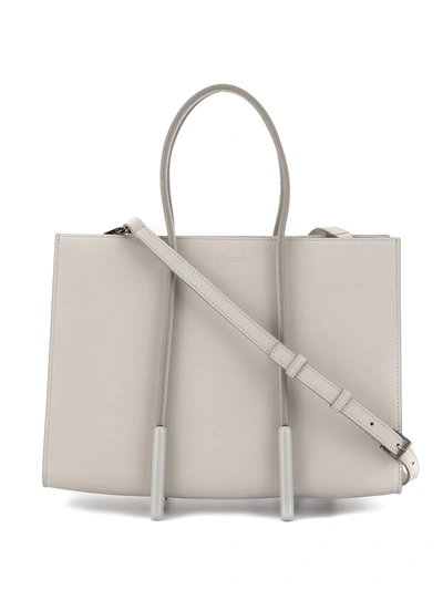 Shop Discord Yohji Yamamoto Aerial Tote Bag In Grey