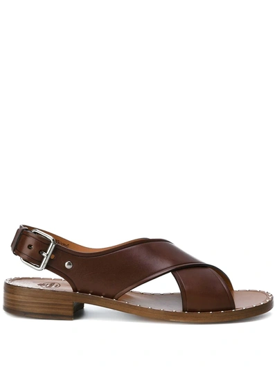 Shop Church's Rhonda Crossover Sandals In Brown