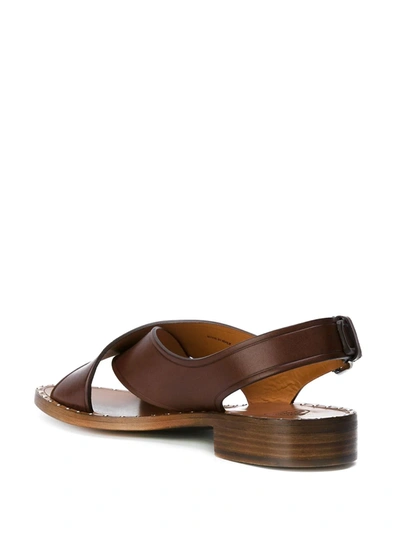 Shop Church's Rhonda Crossover Sandals In Brown