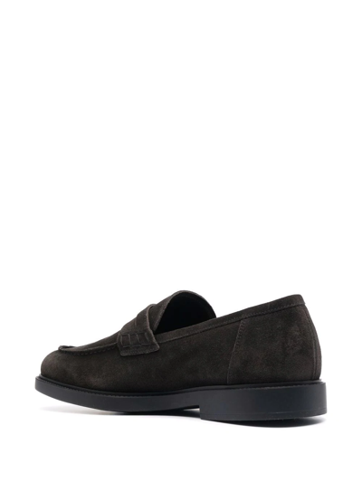 Fratelli Rossetti Almond Toe Loafers In Grau
