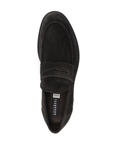 Fratelli Rossetti Almond Toe Loafers In Grau