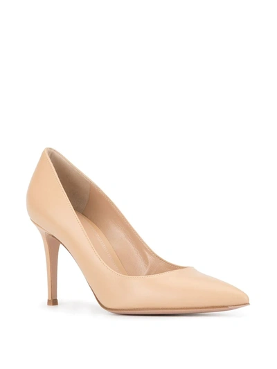 Shop Gianvito Rossi Classic Pumps In Neutrals