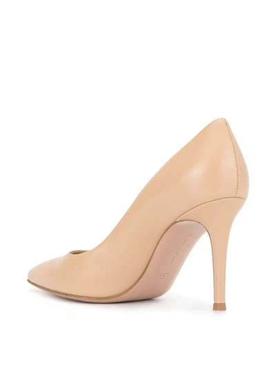 Shop Gianvito Rossi Classic Pumps In Neutrals